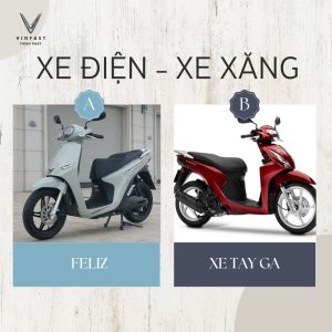 So sánh xe điện và xe xăng