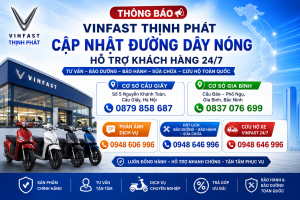 Cập nhật dịch vụ VinFast 24/7