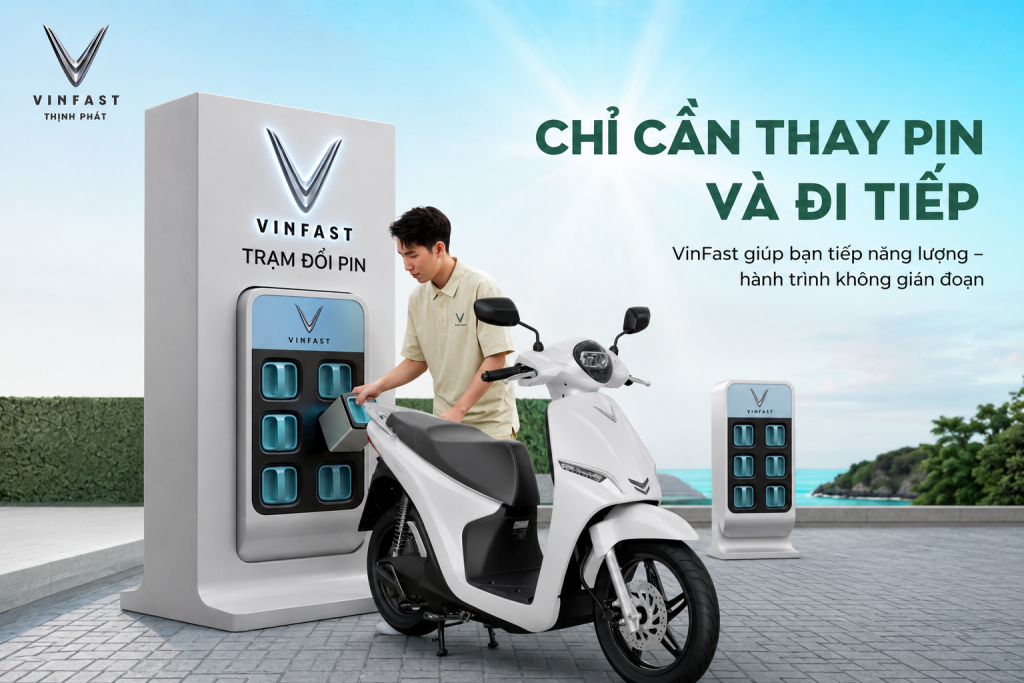 xe máy điện đổi pin